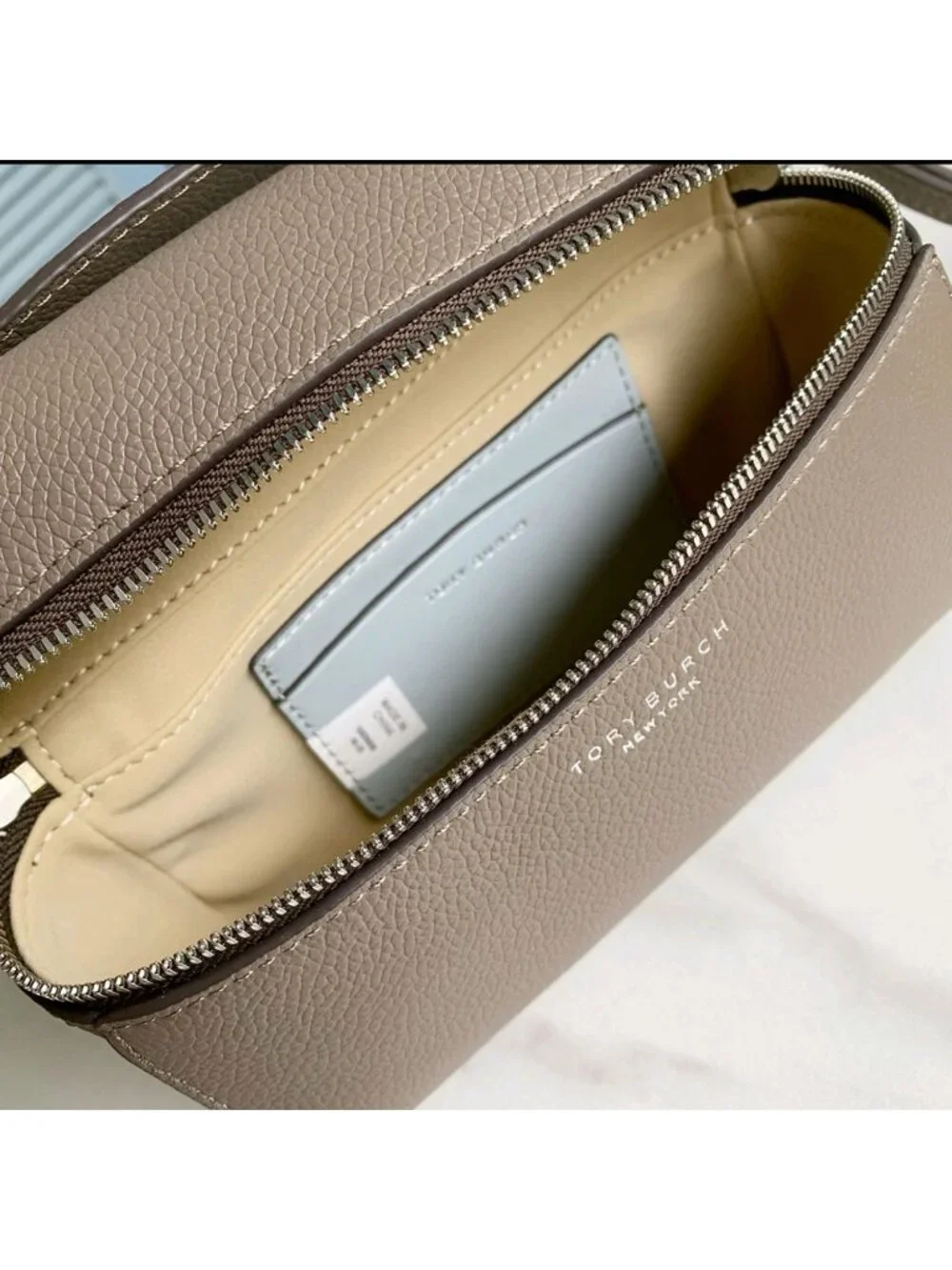 Tory Burch Romy Slim Mini Bag Wild Mushroom OS